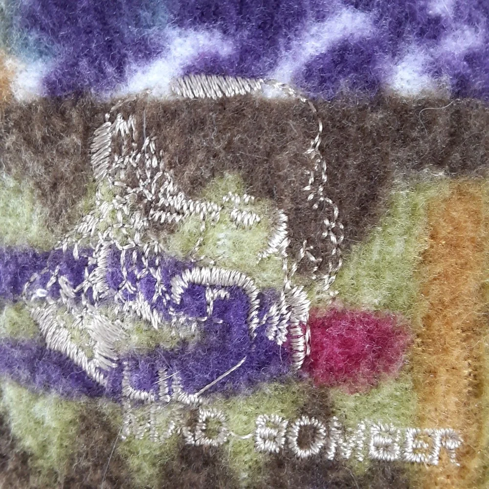 Lil Mad Bomber Kids Trapper Hat Rabbit Fur Trim Southwestern Fleece XL